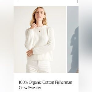 Quince Organic Cotton Fisherman Crew